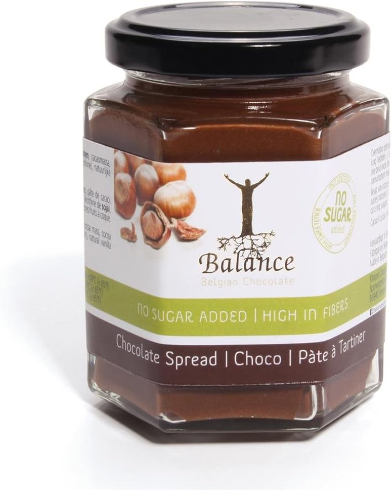 Balance No Sugar Added Hazelnut Chocolate Spread, Low Carb, High Fibre