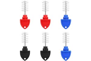 CRZQXOUR 6Pcs Beer Tap Plug Brush Faucet Spout Brush Plugs Cap Beer Faucet Tap Cleaning Plug Hygiene Brushes for Draft Beer Accessories,Beer Keg Tap Plugs Stoppers Cleaner