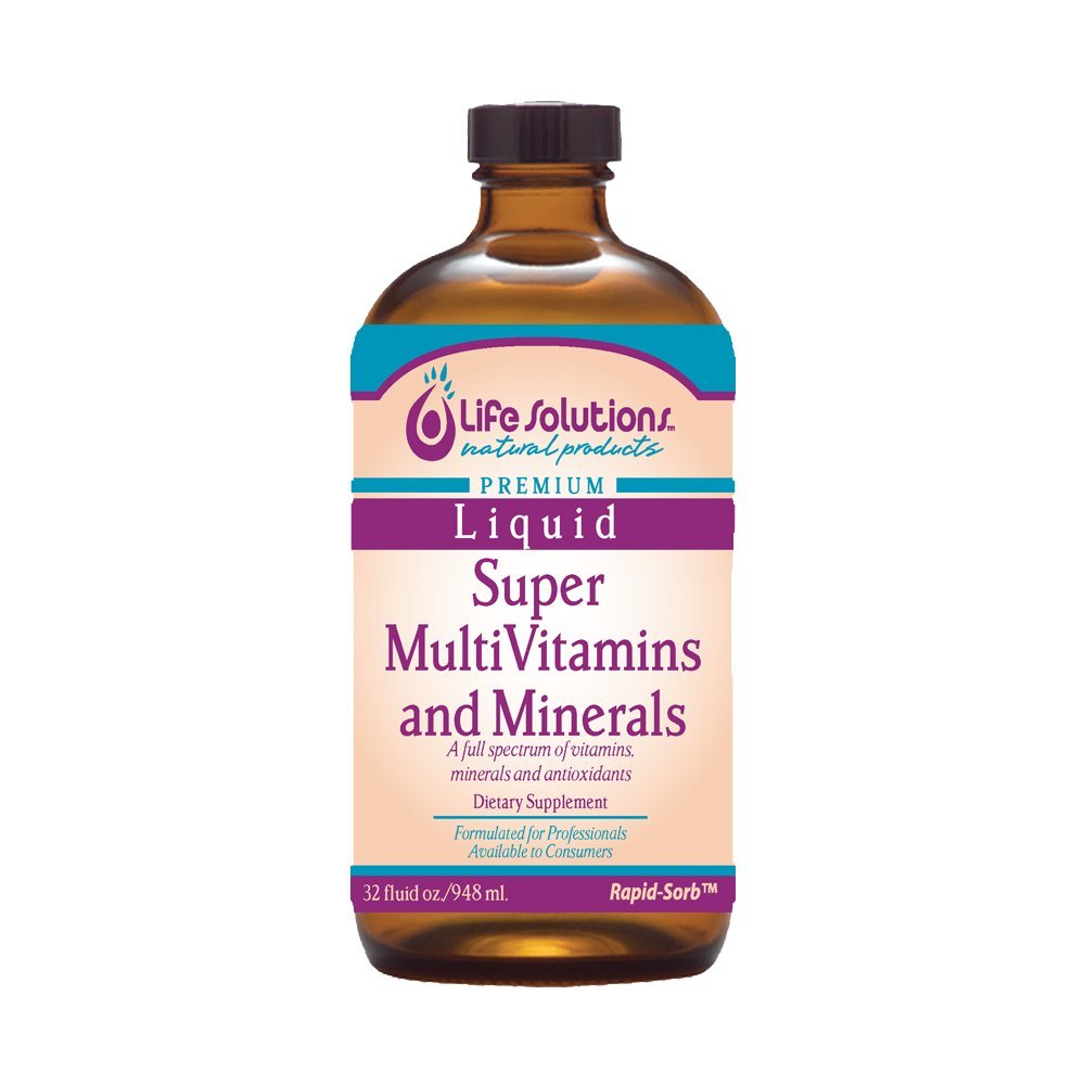 Liquid Super MultiVitamins and Minerals 32oz. Life Solutions