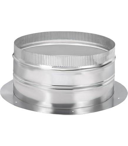 14x14 Ceiling Box With 8 Round Collar - HVAC Register Vent & Diffuser Connector For Air Distribution