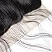 Funky girl Lace Frontal Body Wave Human Hair 13x4 Free Part with Baby Unprocessed Brazilian Virgin Hair Extensions Top Frontal Lace Closure Natural Color 12 Inch