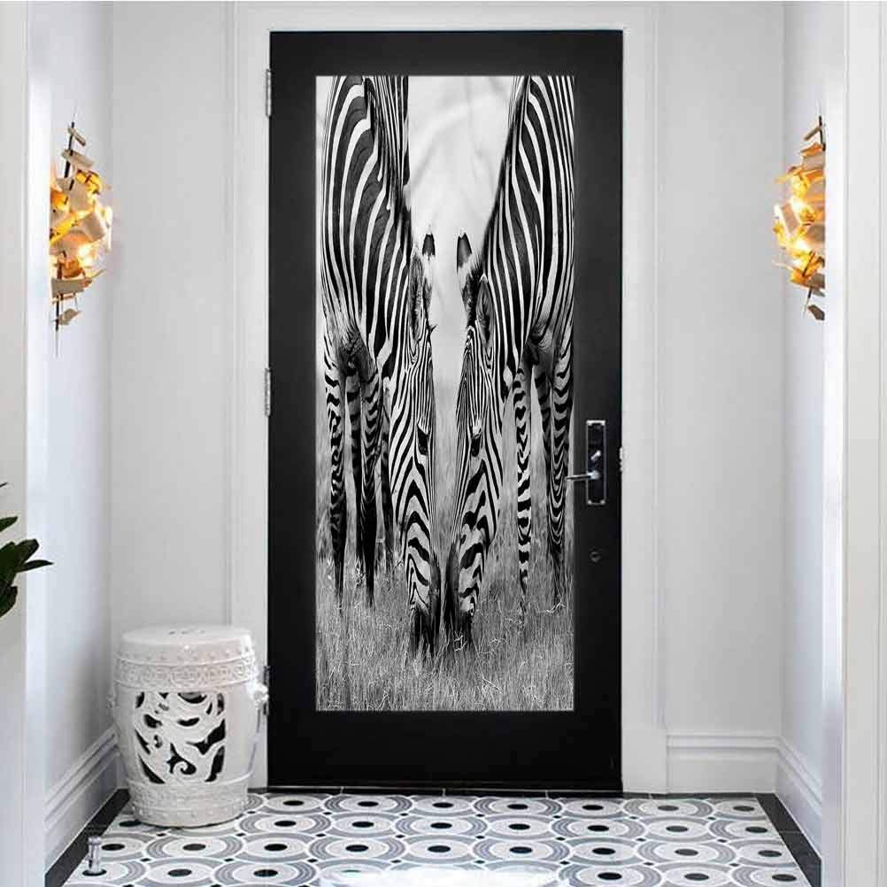 Decor Door Decals SelfAdhesive Door Mural, Animal Wildlife