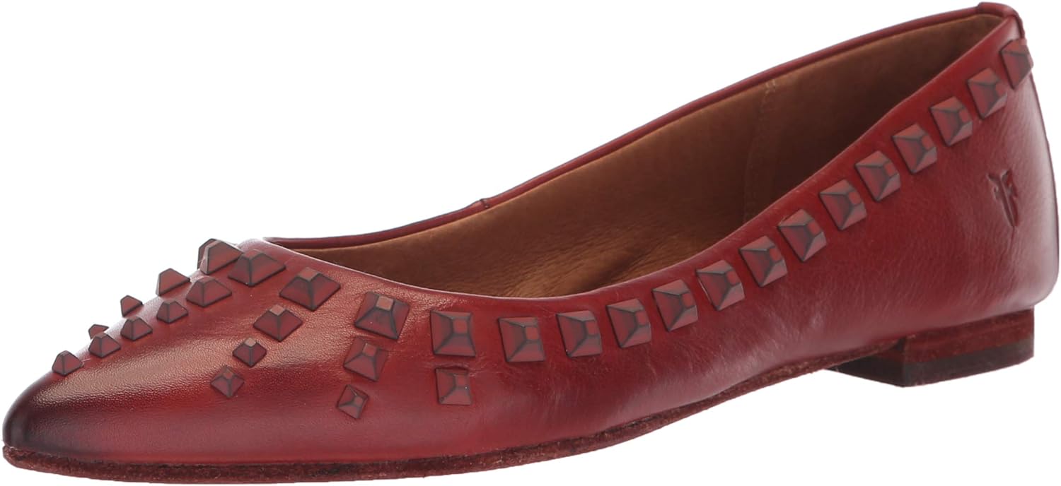 frye sienna studded ballet flat