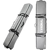 TYRONAL Snowboard Bag with Wheels,Heavy Duty 600D Polyester Oxford Wear-Resistant,Padded Snowboard Bag for Single Snowboard and Snowboard Boots.