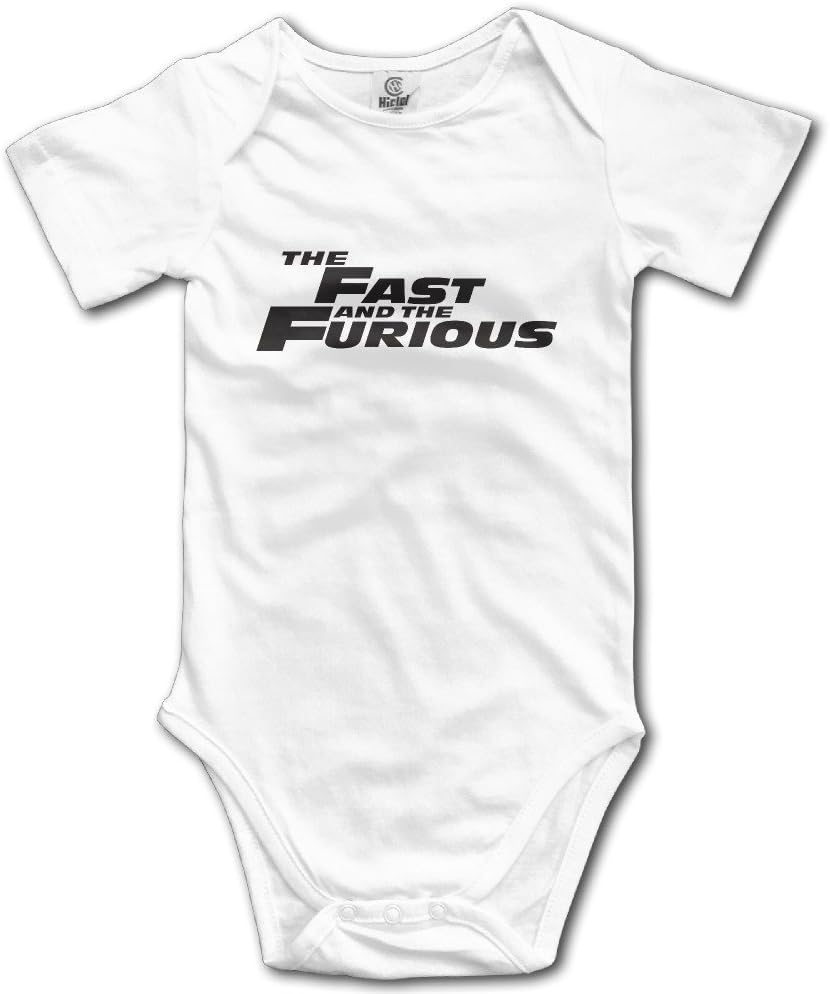 The Fast and The Furious Franchise Logo Baby Bodysuit Suits Set