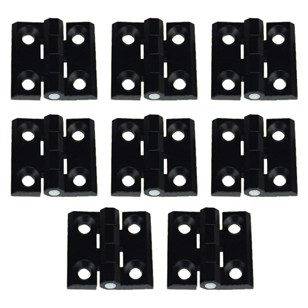 YOFASEN Gate Hinges - Small Hinges Ball Bearing Hardware Door Hinges Cabinet Drawer Hinges, 50 * 50 * 6MM/8 Pcs