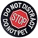 Service Dog Do Not Distract Do Not Pet Vests/Harnesses Emblem Embroidered Fastener Hook & Loop Patch
