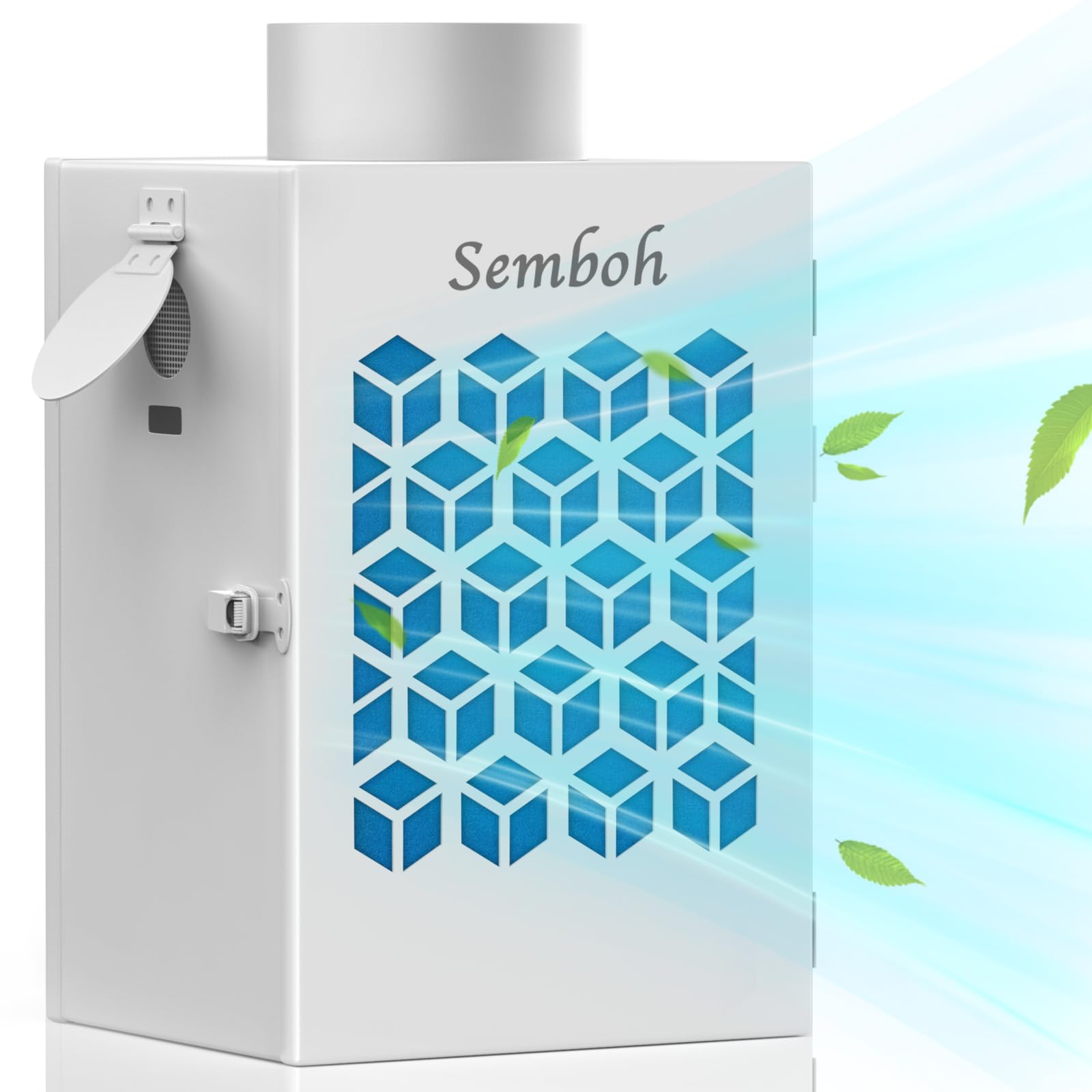 Photo 1 of Semboh Indoor Dryer Vent Kit, Metal Dryer Vent Box for Electric Clothes Dryer Featuring a Safety Vent Flap, Dryer Lint Trap, Includes Screen Filter, Polyester Filters, and Dryer Vent Hose
