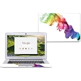 MightySkins Vinyl Decal Skin For Acer Chromebook 14 CB3-431 - Rainbow Waves Design, Protective Wrap - View #2