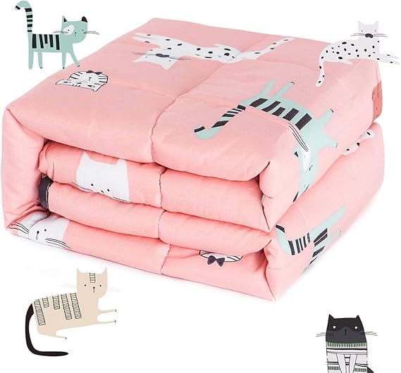 Sivio Kids Weighted Blanket, 1.4 kg, 90x120 cm, 100% Natural Cotton