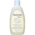 Aveeno Baby Wash & Shampoo For Hair & Body, Tear-Free, 8 fl. Oz