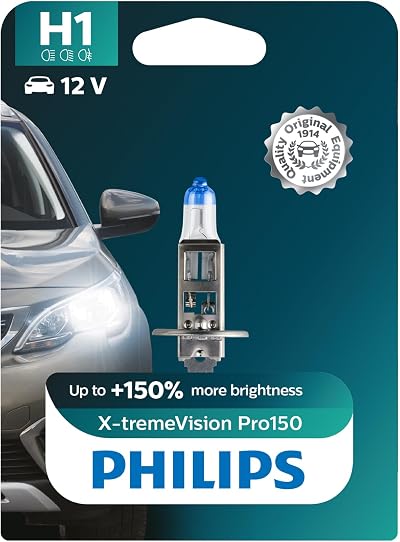 Philips X-tremeVision Pro150 H1 Car Headlight Bulb 150% Brighter