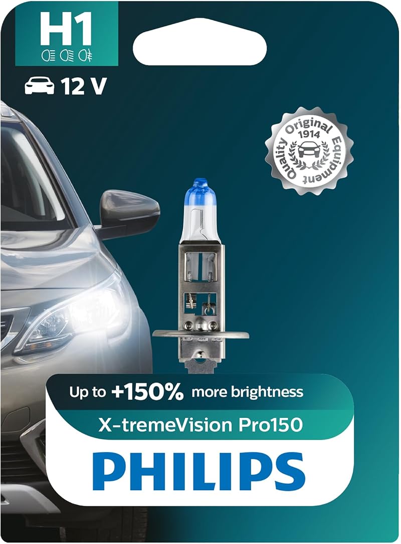 Philips X-tremeVision Pro150 H1 Car Headlight Bulb 150% Brighter