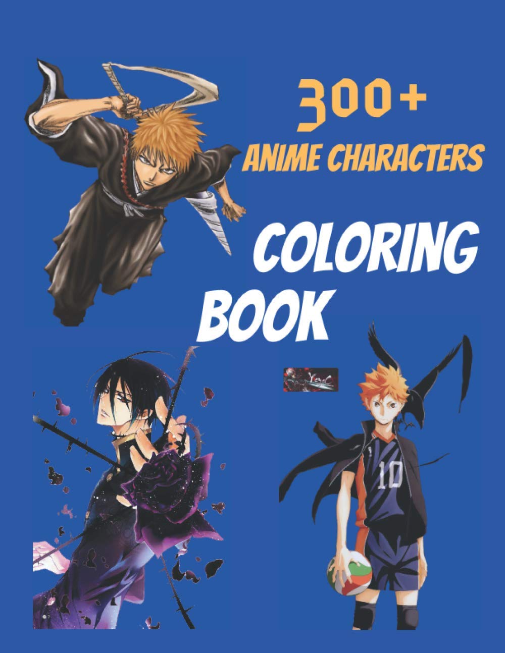 Amazon Com 300 Anime Characters Coloring Book Coloring Pages For Everyone Adults Teenagers Tweens Older Kids Boys Girls 9798556036017 Happy Funny Books