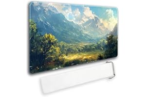 MATPYOS Durable MTG Playmat TCG Playmat with Zone and Locking Edges for MTG Gaming - Includes Waterproof Storage Bag (playmat (44),Without Zone)
