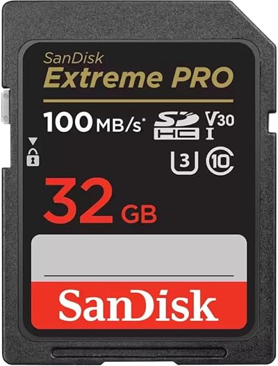 SanDisk Extreme PRO 32GB SDHC UHS-I U3 V30 95MB/s Fast Memory Card