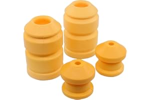 MOTOKU Front Rear Suspension Shock Bump Stops Kit for Hummer H3 H3T 2006 2007 2008 2009 2010 Control Arm Bumpers and Control Rear Axle Bumpers