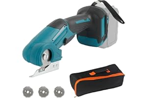 Cordless Electric Scissors Fit for Makita 18V Battery, Brushless Motor 300RPM Max Speed, 6mm (0.24in) Max Cutting Thickness, 