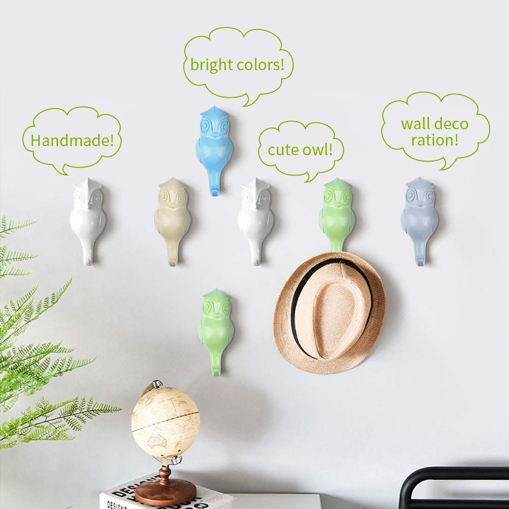 5 Pezzi Ganci Adesivi Robusti, Non Necessaria Una Perforazione