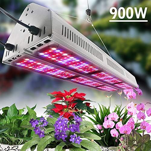 Xingruyu Newest Double Row Sub-Control High Power Series V600 600W LED Grow Light Full Spectrum for Indoor Plants Veg and Flower Greenhouse Hydroponic