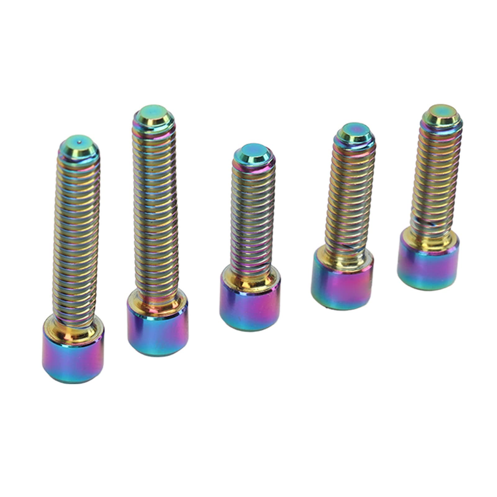 Uxsiya Derailleur Limit Screw ,Easy Installation Alloy Rustproof Derailleur Screws Light Weight for Mountain Bike(Colorful)