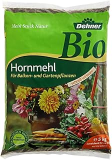 Dehner Bio Hornmehl, für Balkon- und Gartenpflanzen, 5 kg, für ca. 50 qm