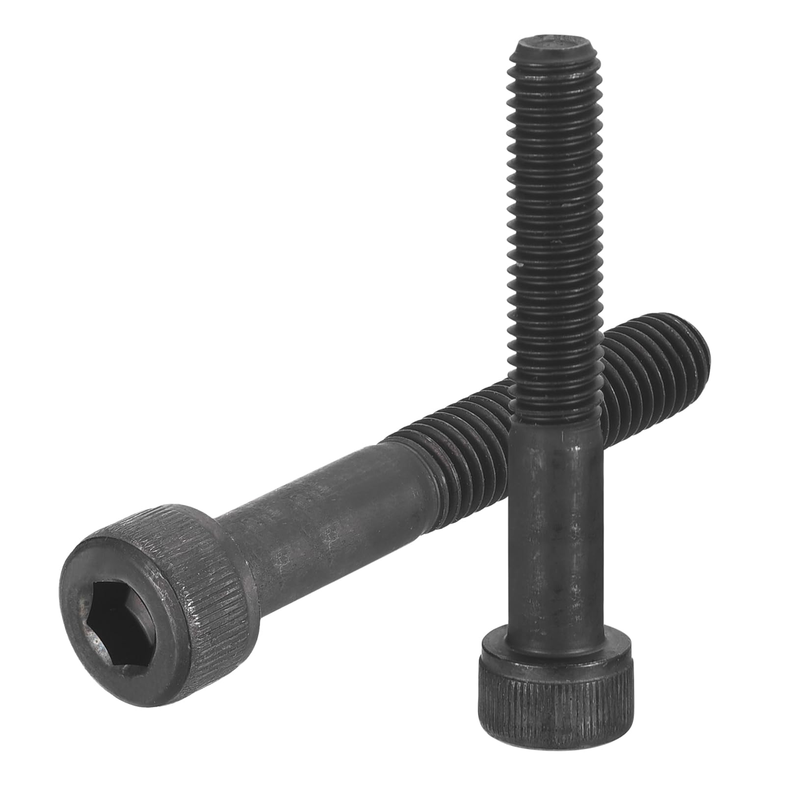 uxcell Hex Socket Bolts (M8-1.25x50), Grade 12.9 Carbon Steel Hex Socket Drive Screws, Black, 30 Pcs — image 1