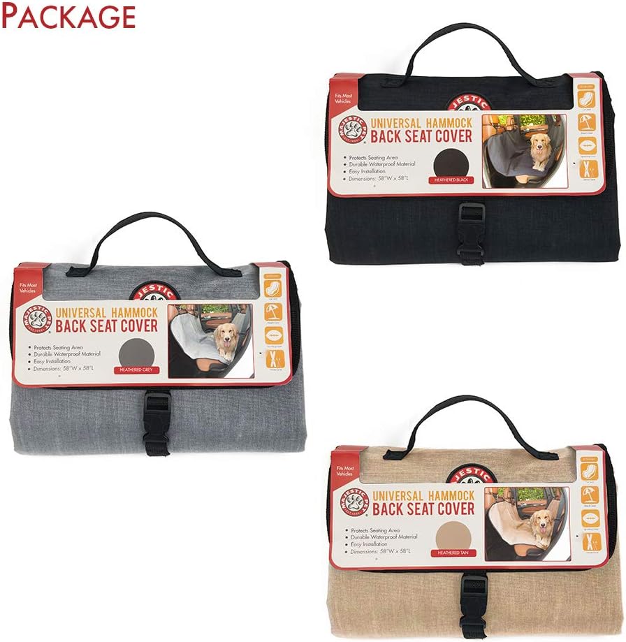 majestic pet universal hammock back seat cover