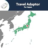 Pipestation UK to USA Plug Adapter 2 USB Ports Travel Charger Canada Mexico view 6