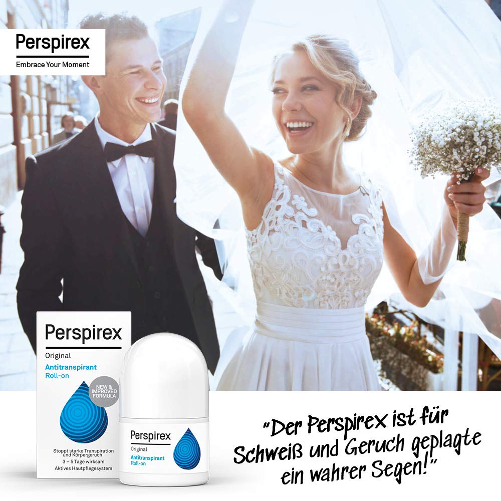 Perspirex Antitranspirant Deo Roller für bis zu 5 Tage Frischeschutz - Original 20ml