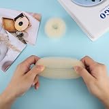 Thboxes Blonde Nylon Hair Doughnut Bun Maker Set 6 Sizes w 20 U Pins for Women view 4