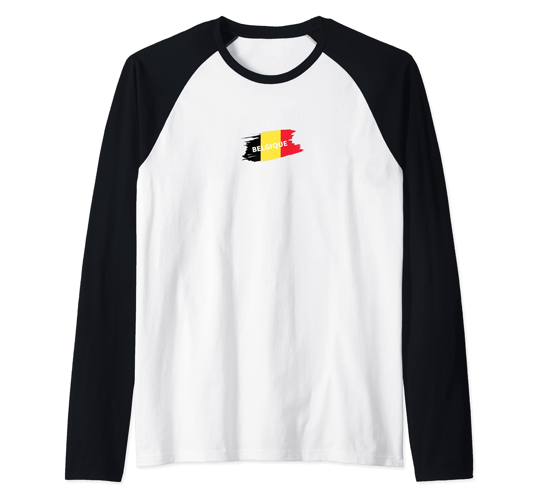 Flag Belgium Raglan Baseball Tee