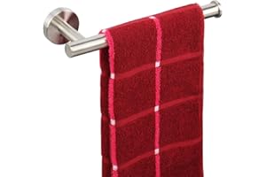 TocTen Hand Towel Holder/Towel Ring - Thicken SUS304 Stainless Steel Bathroom Hand Towel Bar, 9Inch Heavy Duty Wall Mounted Towel Rack Hanger (Brushed Nickel)