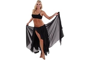 MISS BELLY DANCE Belly Dance Chiffon Veil with Sequins