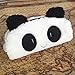 OMfeng Cute Kawaii 3D Plush Panda Pencil Case School Supplies Novelty Item For Kids