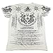 Work Tiger Muay Thai Tattoo Yantra Sak Yant Amulet Men White T-Shirt WK06 Size X-Large