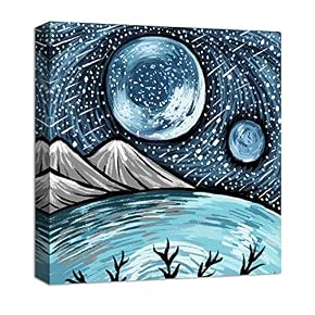 Abstract Dream World Painting Artwork for Home Framed