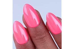 Imtiti Neon Gel Nail Polish, 1 Pcs 0.5 Fl Oz Neon Pink Gel Polish Soak Off LED U V Nail Gel Polish Spring Summer Gel Nail Polish DIY Nail Art Starter Manicure Salon Gel Nail Kit for Women Girls