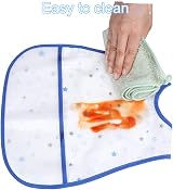 norinori Waterproof Baby Bib Feeding Adjustable Washable 0-36 Months Color1 view 3