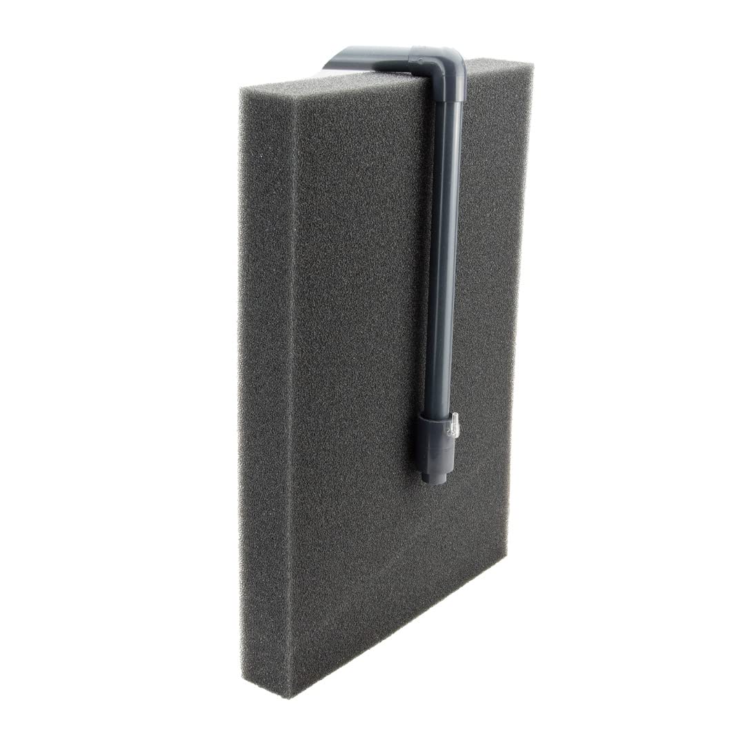 Poret Hamburg Matten Biological Sponge Filter Set 45x31x5cm Polyether HMF shrimp fish fry breed (Black, PPI 30)