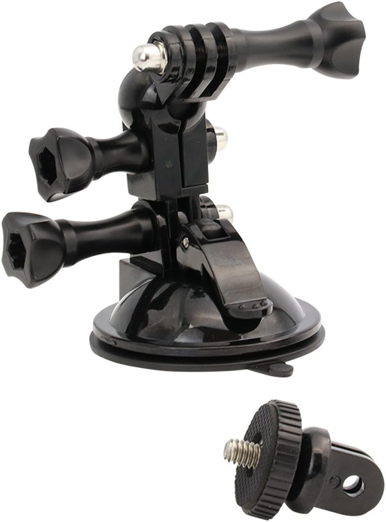 Mini Suction Cup Camera Mount with Camera Screw 1/4 Thread Car Windshield Window