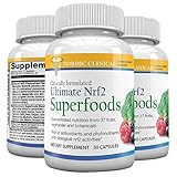 Nordic Clinical's Ultimate Nrf2 Superfoods [30 capsules, 30-day supply] phytonutrient, nrf2 and antioxidant rich fruits and vegetable booster