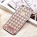 GBSELL Crystal Diamond Plating Clear Rubber Soft TPU Cover Case For iphone 6 /6s (Rose Gold )