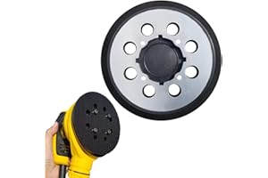 TOCKROP 5" Hook-&-Loop Replacement Sander Pad for DeWalt DWE6423/6423K, DWE6421/6421K, DCW210B Random Orbital Sander - 5 Inch Aluminum Alloy Sanding Pad for Part Number DWE64233 & N329079 …