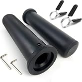 Olympic Adapter Sleeve (2 PCS),1" to 2" Heavy-Duty Nylon Removable End Cap | Heavy Duty Nylon and Removable End Cap are available in two sizes: 8 inches and 11 inches.