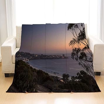 Amazon Com Beivivi Luxury Super Soft Throw Blanket La Jolla