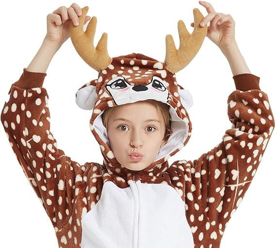 Amazon Co Jp Anbota キッズ 犬 コスチューム ワンジー ハロウィン 男の子 女の子 ハスキー 子犬 コスプレ フリース ワンピース パジャマ ジッパー開閉 服 ファッション小物