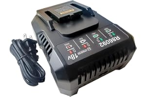 ANOPIW R86092 Replace Ridgid R86092 18V Lithium Ion Battery Charger to Charge Ridgid 18V Lithium Ion Battery R840083, R840085, R840086。。。