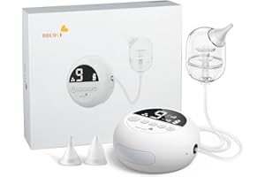 BBLOVE Nasal Aspirator for Baby, Hospital-Grade Electric Nose Suction for Baby with 9 Levels Suction, Baby Nose Sucker with Night Light & Soothing Lullabies