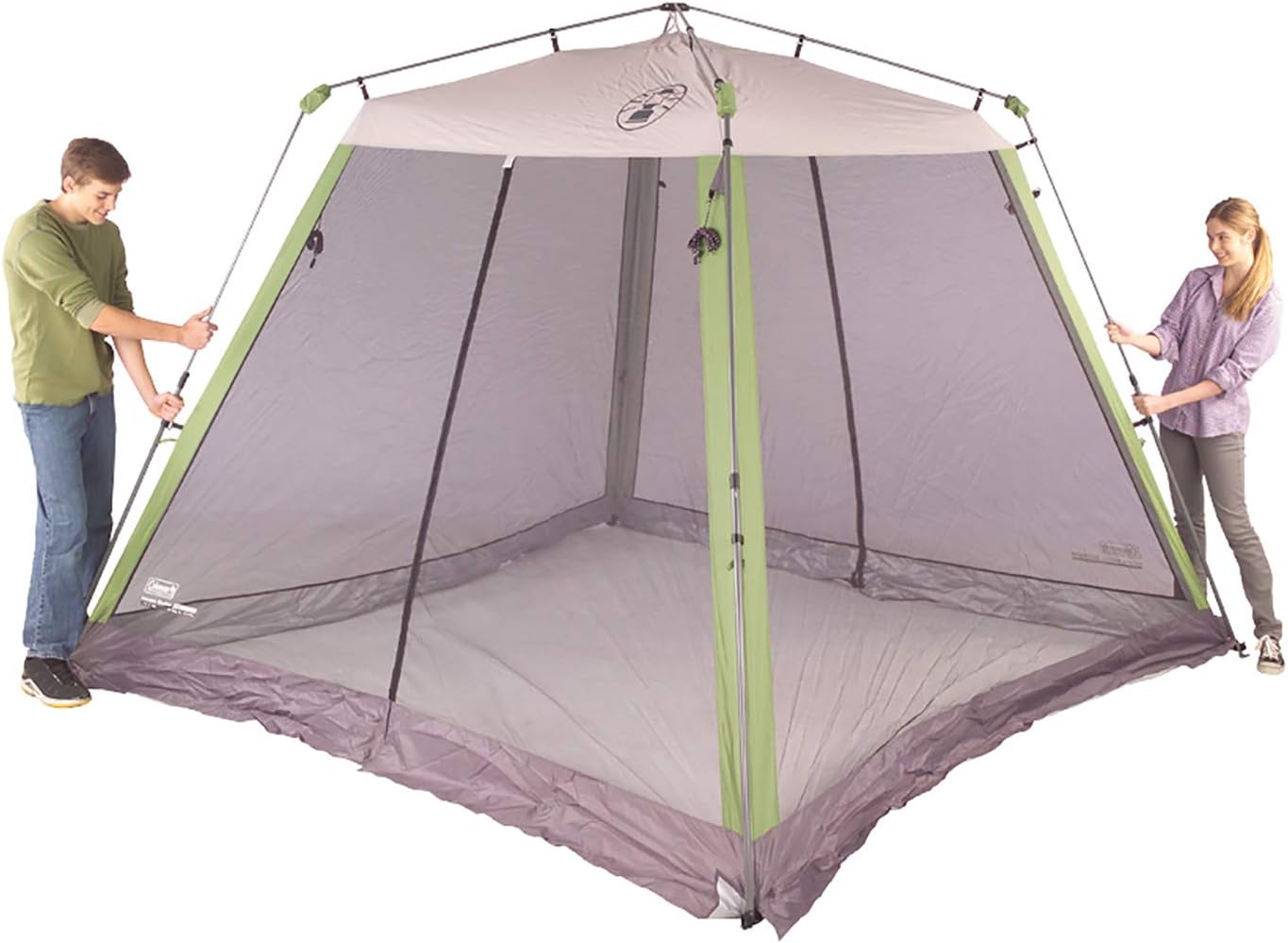 Coleman Screened Canopy Tent | 15 x 13 Screened Sun Shelter with Instant Setup : Screen Houses : Sports & Outdoors